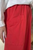 Made in Italy Lagenlook Shelby Cocoon Pant Rouge